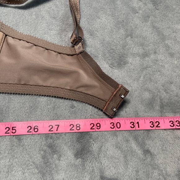Chantelle Bra Womens 40DD Tan Rive Gauche Full Coverage Underwire Hazel New - Picture 9 of 10